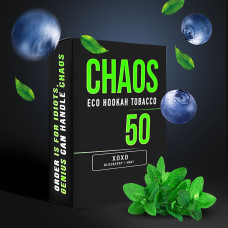 Тютюн для Кальяну CHAOS 50 гр XoXo (Чорниця М'ята)