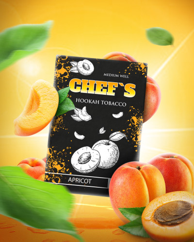 ТАБАК ДЛЯ КАЛЬЯНА CHEFS 100 ГР APRICOT (АБРИКОС)