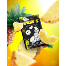 ТАБАК ДЛЯ КАЛЬЯНА CHEFS 100 ГР SOUR PINEAPPLE (КИСЛЫЙ АНАНАС)