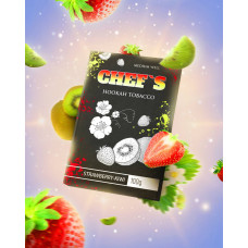 ТАБАК ДЛЯ КАЛЬЯНА CHEFS 100 гр Strawberry Kiwi (Клубника Киви)