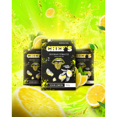ТАБАК ДЛЯ КАЛЬЯНА CHEFS 100 ГР SOUR LEMON (КИСЛЫЙ ЛИМОН)
