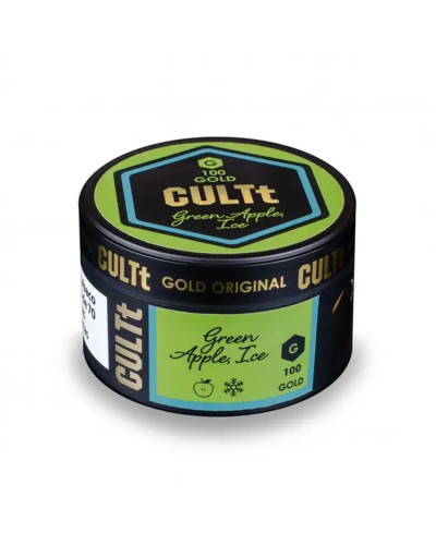 Табак CULTt GOLD G100 Green Apple (зеленое яблоко) 100 гр