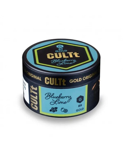 Табак CULTt GOLD G89 Blueberru Lime (Черника лайм) 100 гр
