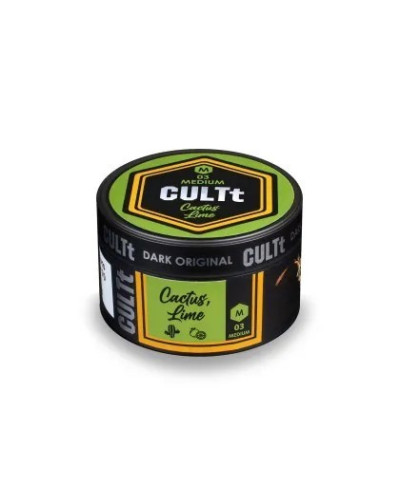 Табак CULTt MEDIUM M03 Cactus Lime (кактус лайм) 100 гр