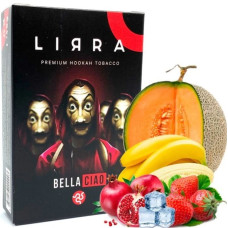 Табак LIRRA Bella Ciao 50 г (Банан, Гранат, Дыня, Клубника, Лед) (просроченно)