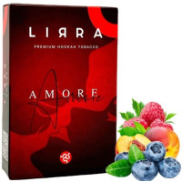 Табак LIRRA Amore 50 г (Малина, Персик, Черника)