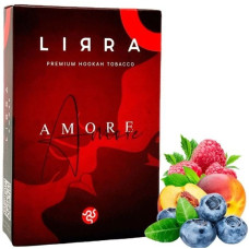 Табак LIRRA Amore 50 г (Малина, Персик, Черника)