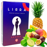 Табак LIRRA Secret (Ананас, Лайм, Маракуйя, Персик) 50 гр (просроченный)