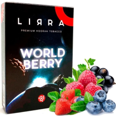 Табак LIRRA World Berry (Клубника, Малина, Черная смородина, Черника) 50 гр (просроченный)