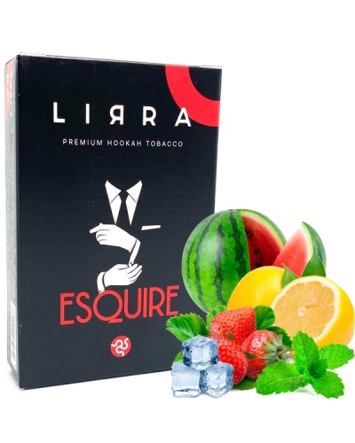 Табак LIRRA Esquire (Арбуз, Клубника, Лимон, Ментол) 50 гр (просроченный)