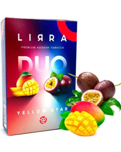 Табак LIRRA Yellow star 50 г (Манго, маракуйя)