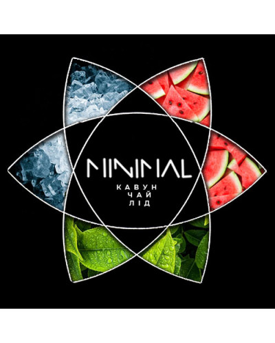 Табак для Кальяна MINIMAL 50 гр Ice Tea Watermelon (Айс Чай Арбуз)