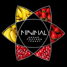 Табак для Кальяна MINIMAL 50 гр Straw Banana Granat (Клубника Банан Гранат)