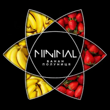 Табак для Кальяна MINIMAL 50 гр Banana Strawberry (Банан клубника)
