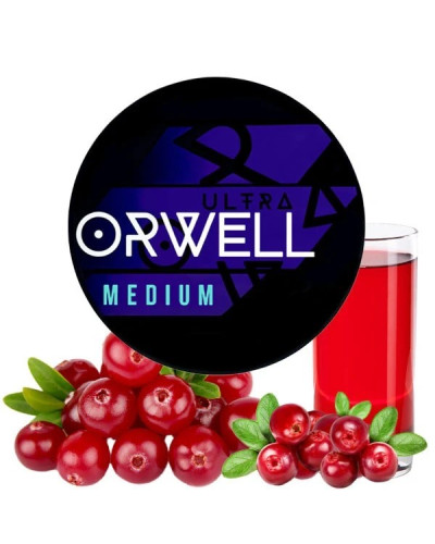 ТАБАК ДЛЯ КАЛЬЯНА ORWELL MEDIUM 100 ГР ZHURAVA (КЛЮКВА)
