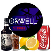 ТАБАК ДЛЯ КАЛЬЯНА ORWELL STRONG 100 ГР BACARDI BLACK (КОКА КОЛА РОМ ЛИМОН)