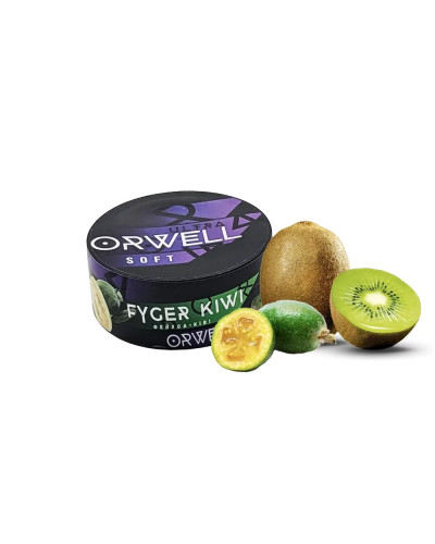 ТАБАК ДЛЯ КАЛЬЯНА ORWELL SOFT 100 ГР FIGER KIWI (ФЕЙХОА КИВИ)