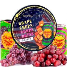 ТАБАК ДЛЯ КАЛЬЯНА ORWELL SOFT 100 ГР GRAPE CHUPS (ВИНОГРАДНАЯ КОНФЕТА)