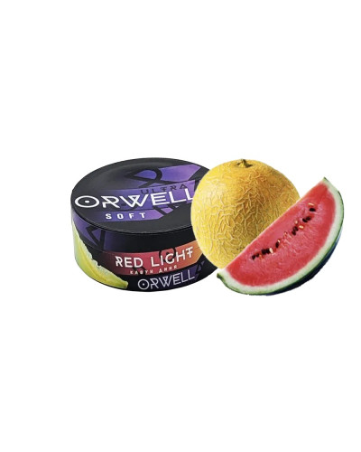 ТАБАК ДЛЯ КАЛЬЯНА ORWELL SOFT 100 ГР RED LIGHT (АРБУЗ ДЫНЯ)
