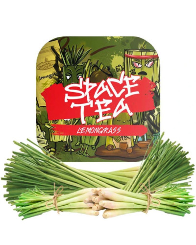 Безтютюнова суміш Space Tea Lemongrass (Лимон Імбир) 40г