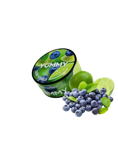 Табак для кальяна YUMMY Лайм Черника 100гр