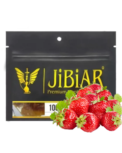 Табак для кальяна JiBiAR 100 гр Strawberry (клубника) (прострочено)