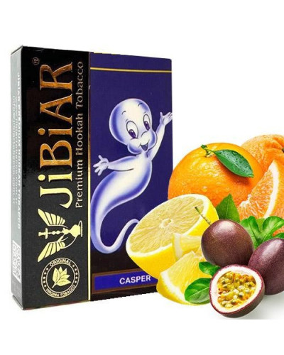 Табак для кальяна JiBiAR 50 гр Casper (апельсин лимон маракуйя) (протермінований)