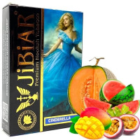 Табак для кальяна JiBiAR 50 гр Cinderella (апельсин ананас арбуз дыня манго маракуйя мята) (просроченный)