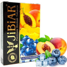 Табак для кальяна JiBiAR 50 гр Ice Peach Blueberry (черника персик лед) (просроченный)