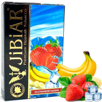 Табак для кальяна JiBiAR 50 гр Ice Strawberry Banana (клубника банан лед)