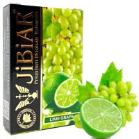 Табак для кальяна JiBiAR 50 гр Lime Grape (виноград лайм) (просроченный)