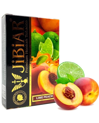 Табак для кальяна JiBiAR 50 гр Lime Peach (лайм персик) (просроченный)