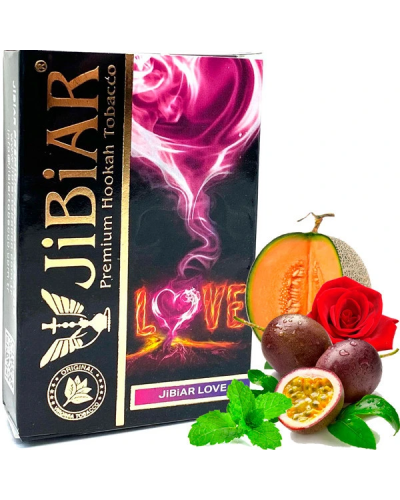 Табак для кальяна JiBiAR 50 гр Jibiar Love (дыня, мята, маракуя, роза)