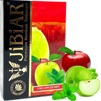 Табак для кальяна JiBiAR 50 гр Two Apples Mint (двойное яблоко мята)