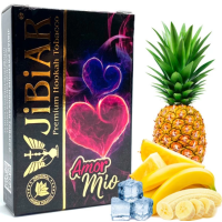 Табак для кальяна JiBiAR 50 гр Amor Mio (ананас банан лед)