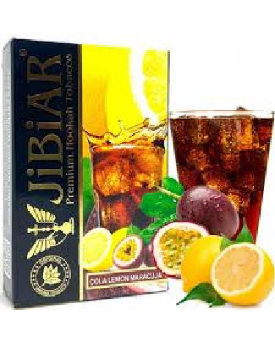 Табак для кальяна JiBiAR 50 гр Cola Lemon Maracuja (кола лимон маракуйя) (просроченный)