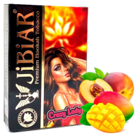 Табак для кальяна JiBiAR 50 гр Crazy Lady (манго персик)