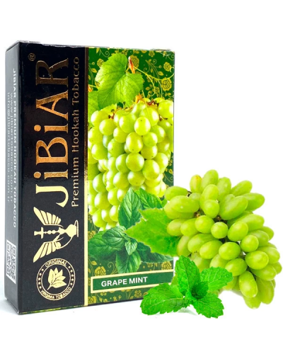 Табак для кальяна JiBiAR 50 гр Grape mint (виноград мята)