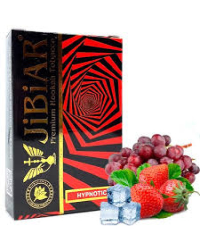 Табак для кальяна JiBiAR 50 гр Hypnotic (виноград клубника лед) (просроченный)