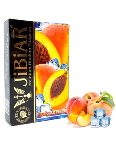Табак для кальяна JiBiAR 50 гр Ice Gold Peach (персик лед) (просроченный)