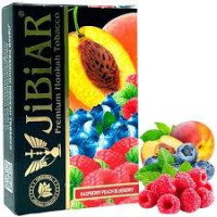 Табак для кальяна JiBiAR 50 гр Raspberry Peach Blueberry (малина черника персик) (просроченный)