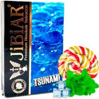 Табак для кальяна JiBiAR 50 гр Tsunami (Леденец мята лед) (просроченный)