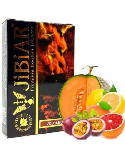 Табак для кальяна JiBiAR 50 гр Volcano (дыня грейпфрут маракуйя мускатный лимон) (просроченный)