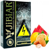 Табак для кальяна JiBiAR 50 гр Voltage (арбуз лимон миндаль) (просроченный)