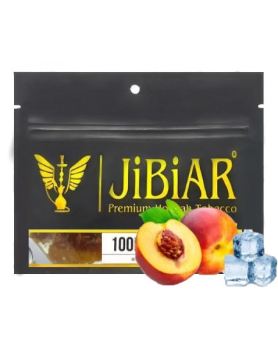 Табак для кальяна JiBiAR 100 гр Ice Gold Peach (персик со льдом) (просрочено)