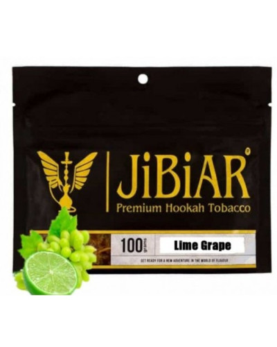 Табак для кальяна JiBiAR 100 гр Lime Grape (лайм виноград) (просроченный)