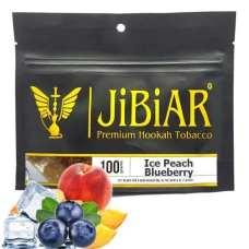 Табак для кальяна JiBiAR 100 гр Ice Peach Blueberry (персик черника лёд) (просроченный)