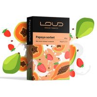 Табак для кальяна LOUD Medium 40 гр Papaya sorbet (Папайя клубника сливки)