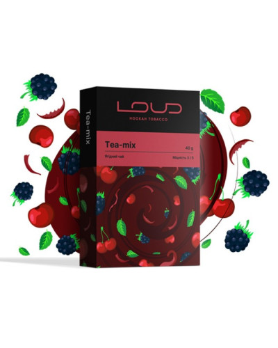 Табак для кальяна LOUD Medium 40 гр Tea-mix (Ягодный чай)