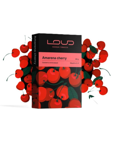 Табак для кальяна LOUD Medium 40 гр Amarena Cherry (Вишня)